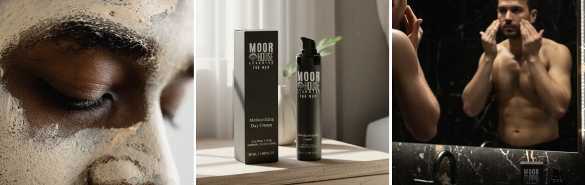 Moor House Grooming For Men moisturising day cream and daily skin routine